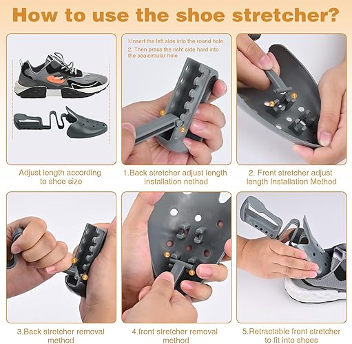 VIVEBEI Shoe Trees for Men Women, Shoe Shape Holder,Shoe Stretcher for Keep Shoe Shape, Adjustable Length