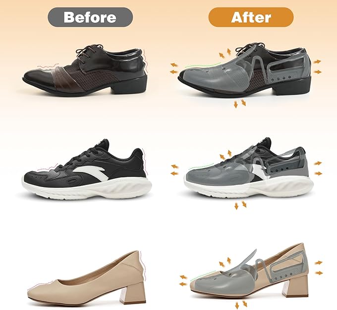 Shoe Trees for Men Women, Shoe Shape Holder,Shoe Stretcher for Keep Shoe Shape, Adjustable Length