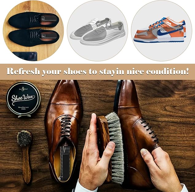 Shoe Trees for Men, Shoe Stretcher, Adjustable Length, Shoe Shape Holder