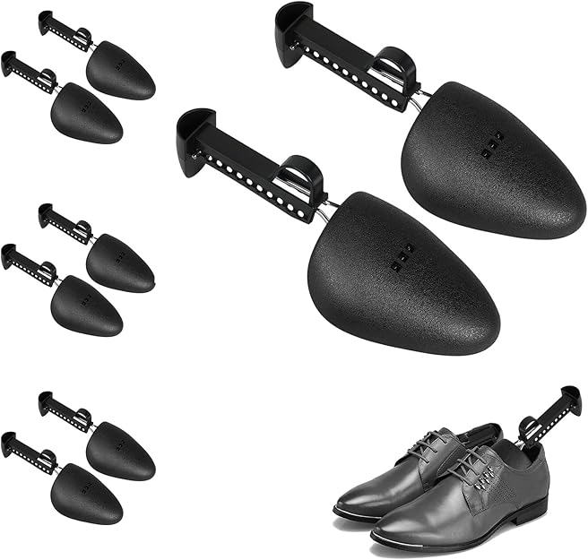 Shoe Trees for Men, Shoe Stretcher, Adjustable Length, Shoe Shape Holder