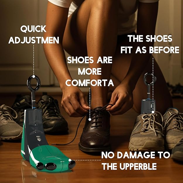 Shoe Stretcher Women Men, 4-Way Boot Stretcher, Adjustable Unisex Shoe Widener & Expander (Pack of 1)