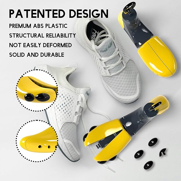 Shoe Stretcher Women Men, 4-Way Boot Stretcher, Adjustable Unisex Shoe Widener & Expander (Pack of 1)