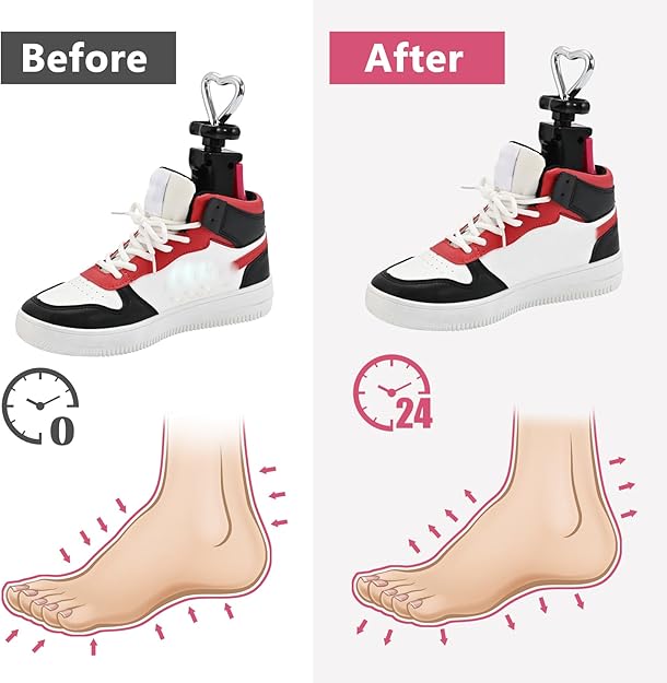 VIVEBEI Shoe Stretcher Women Men, Boot Stretcher Wide Feet, 4-Way Shoe Widener & Expander for Stretch Length & Widthh; S for Women’s 6-11; Men