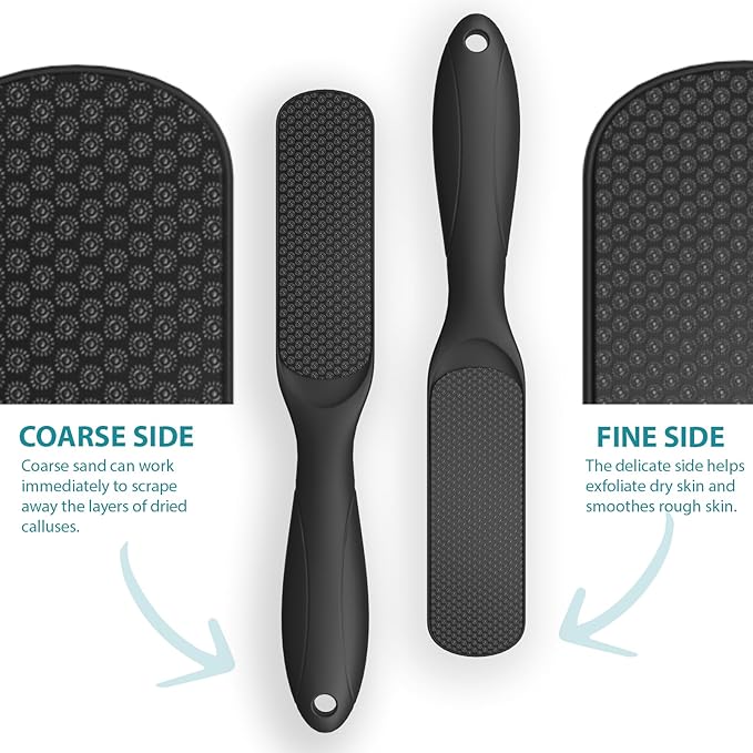 Foot File Pedicure Tool, Foot Callus Remover, Durable Foot Scrubber, Dead Skin Remover,Professional Toe Cleaning Brush, Long-Lasting Foot Polisher
