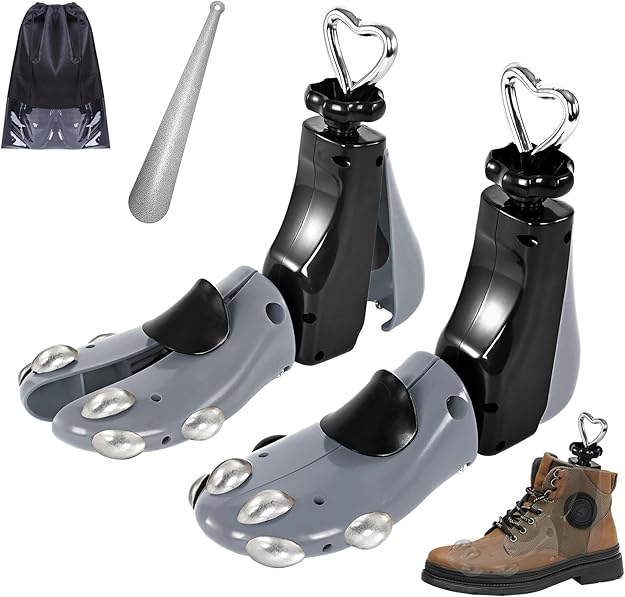 VIVEBEI Shoe Stretcher Women Men, Boot Stretcher Wide Feet, 4-Way Shoe Widener & Expander for Stretch Length & Width; Lfor Women’s 11-14; Men